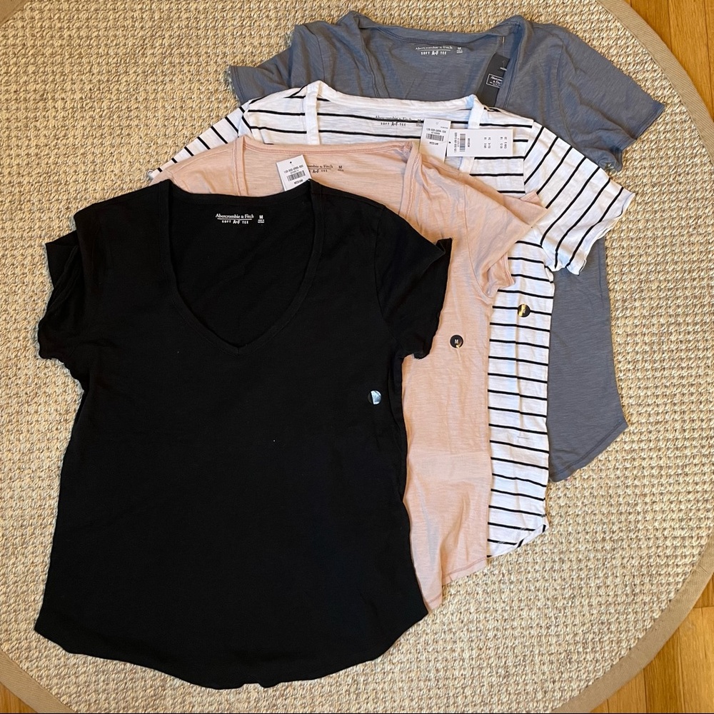 FOUR Abercrombie and fitch t shirts